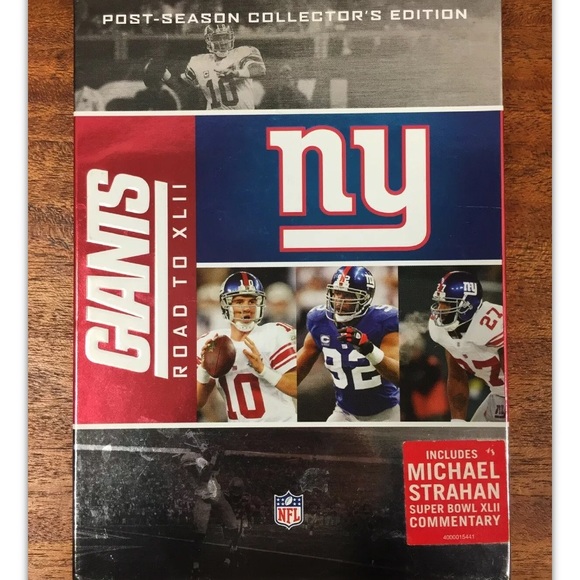 NFL NY Giant Road to XLII, 5 discs, 2008, super bowl, post-season, collector’s.: - Picture 2 of 6